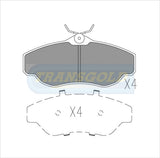 Brake Pads Front Fits Range Rover 95-On TG1336N - Transgold | Universal Auto Spares