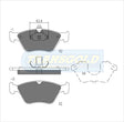Brake Pads Front Fits Holden Calibra 4WD '94 On, Saab 900I, 900SE TG1341N - Transgold | Universal Auto Spares