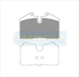 Brake Pads Rear Fits Holden Monaro, Hsv 2001-On TG1356N - Transgold | Universal Auto Spares