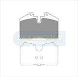 Brake Pads Rear Fits Holden Monaro, Hsv 2001-On TG1356N - Transgold | Universal Auto Spares