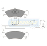 Brake Pads Front Fits Ford Ka 1.3 99-01 TG1373N - Transgold | Universal Auto Spares