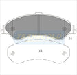 Brake Pads Front Fits Ford Falcon AU TG1375 - Transgold | Universal Auto Spares