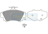 Brake Pads Front Fits Volvo S40 1.8, 2.0 4D Sedan Feb 98 On TG1381 - Transgold | Universal Auto Spares