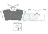 Brake Pads Rear Fits Volvo S40 1.8, 2.0 4D Sedan Feb 98 On TG1382N - Transgold | Universal Auto Spares