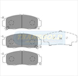 Brake Pads Front Fits Honda Acura Tl (USA) 1999 On TG1393N - Transgold | Universal Auto Spares