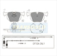 Brake Pads Rear Fits BMW 330I E46 2000-On, 740il E38 95-99,750il E38 96-On TG1397N - Transgold | Universal Auto Spares