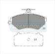 Brake Pads Front Fits Volkswagen Passat 1.8 20V 4D Sedan (Lucas Caliper) '98-01 TG1400N - Transgold | Universal Auto Spares