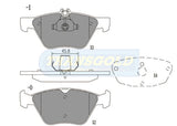 Brake Pads Front Fits Mercedes E320,E420 1997-on,clk320,clk430 1998 On TG1403N - Transgold | Universal Auto Spares