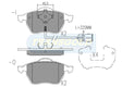 Brake Pads Front Fits Audi A4 1.8 '96-99, Holden Astra With Abs 1998 On TG1404N - Transgold | Universal Auto Spares