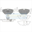 Brake Pads Rear Fits BMW 316, 318, 320, 323, 328 '98 On TG1415N - Transgold | Universal Auto Spares