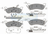 Brake Pads Rear Fits Mercedes Ml320 Sep 98 On, Ml430 Mar 99-01 TG1417N - Transgold | Universal Auto Spares