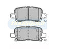 Brake Pads Rear Fits Honda Mdx 2001 On TG1440N - Transgold | Universal Auto Spares