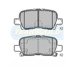 Brake Pads Rear Fits Honda Mdx 2001 On TG1440N - Transgold | Universal Auto Spares