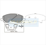Brake Pads Front Fits Mitsubishi Outlander, Galant Ea3W,Ec3W (USA) 2001 On TG1441N - Transgold | Universal Auto Spares