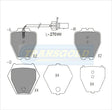 Brake Pads Front/Rear Fits Audi All Road,A4,A6, Volkswagon Passat, Phaeton TG1442N - Transgold | Universal Auto Spares