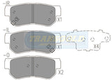 Brake Pads Rear Fits Hyundai Ef Sonata 2.0,2.4,2.7/Grandeur XG 1999 On TG1451N - Transgold | Universal Auto Spares