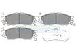 Brake Pads Front Fits Nissan Pular N16, On TG1454N - Transgold | Universal Auto Spares