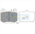 Brake Pads Rear Fits Mercedes Benz Ml, M Class 2000-05 TG1461N - Transgold | Universal Auto Spares