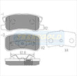 Brake Pads Rear Fits Mitsu Pajero NM TG1464N - Transgold | Universal Auto Spares