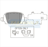 Brake Pads Front Fits Ford Mondeo, Jaguar X Type TG1479N - Transgold | Universal Auto Spares