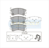 Brake Pads Front Fits Mazda 6 Gy Wagon 02-05 2.3 TG1484N - Transgold | Universal Auto Spares