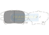 Brake Pads Front Fits Lexus RX300 02-03 TG1494N - Transgold | Universal Auto Spares