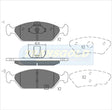 Brake Pads Front Fits Kia Spectra Hatch 1.8L 2001 On TG1507N - Transgold | Universal Auto Spares
