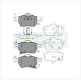 Brake Pads Front Fits Holden Astra 2001-On TG1510N - Transgold | Universal Auto Spares