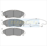 Brake Pads Front Fits Kia Sportage '98-00 TG1512N - Transgold | Universal Auto Spares