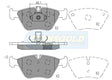 Brake Pads Front Fits BMW 3 Series, 5 Series E46/E60 TG1522N - Transgold | Universal Auto Spares