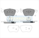 Brake Pads Front Fits Volvo S40 2.4L 04-On, V40 05-On, V50 05-On 2.5lt,xc90 07/03-On 2.5lt Wagon TG1658 - Transgold | Universal Auto Spares