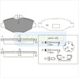 Brake Pads Front Fits Mercedes E-Class E320 02-05 TG1667N - Transgold | Universal Auto Spares