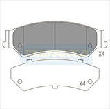 Brake Pads Rear Fits Ford FG Falcon, BF XR, Territory TG1675N - Transgold | Universal Auto Spares