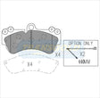 Brake Pads Front Fits Volkswagen Touareg 03-on, Porsche Cayenne 03-05 TG1676N - Transgold | Universal Auto Spares
