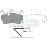 Brake Pads Front/Rear Fits Volkswagen Touareg 03-on R, Porsche Cayenne 03-O5 R, 05-on TG1677N - Transgold | Universal Auto Spares