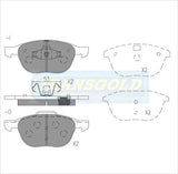 Brake Pads Front Fits Mazda 3 Front 2004 On DB1679 TG1679N - Transgold | Universal Auto Spares