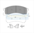 Brake Pads Front Fits Jeep Grang Cherokee 07/99-10/00 WJ 4D Wagon, 11/00-05/05 WG Wagon TG1716N - Transgold | Universal Auto Spares