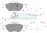 Brake Pads Front Fits Ford Fiesta, Mazda 2 03-on TG1724N - Transgold | Universal Auto Spares