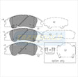 Brake Pads Front Fits Kia Cerato 1.5,41.6,2.0L 4D Sedan, Wagon 07/04-07, Spectra TG1727N - Transgold | Universal Auto Spares