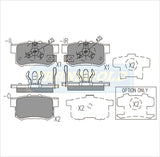 Brake Pads Rear Fits Honda CRV 2005-07 TG1728N - Transgold | Universal Auto Spares