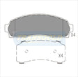 Brake Pads Front Fits Ford Explorer 2002 On DB1730 TG1730N - Transgold | Universal Auto Spares
