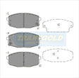 Brake Pads Front Fits Kia Carensii 1.8 5D 05-07, Hyundai I30 1.3crdi,1.6crdi, 2.0L 07-Now TG1745N - Transgold | Universal Auto Spares