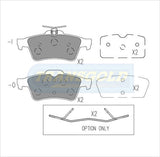 Brake Pads Rear Fits Holden Vectra Zc 99-On, Saab 9-3 Nov03-On DB1763 TG1763 - Transgold | Universal Auto Spares