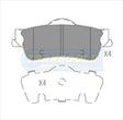 Brake Pads Rear Fits Holden Commodore VE 2005-On DB1766 TG1766N - Transgold | Universal Auto Spares