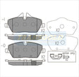 Brake Pads Front Fits BMW 116-118 Series, Mini Cooper TG1782 - Transgold | Universal Auto Spares