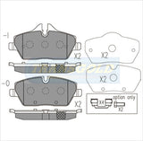 Brake Pads Front Fits BMW 116-118 Series, Mini Cooper TG1782 - Transgold | Universal Auto Spares