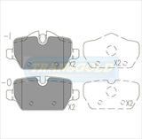 Brake Pads Rear Fits BMW 1-3 Series TG1783N - Transgold | Universal Auto Spares