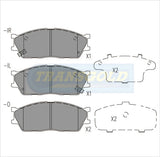 Brake Pads Front Fits Kia Rio 1.4L,1.5L 2002-05 TG1805 - Transgold | Universal Auto Spares