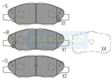 Brake Pads Front Fits Nissan Micra 07-On 1.4L Hatch, Tiida 06-On, Tiida 12/05-09/06 C11 TG1819N - Transgold | Universal Auto Spares