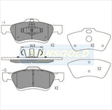 Brake Pads Front Fits Ford Escape 07-on 4D Wagon 3.0l, Mazda Tribute 06/07-On Wagon 4X4 3.0L TG1821N - Transgold | Universal Auto Spares